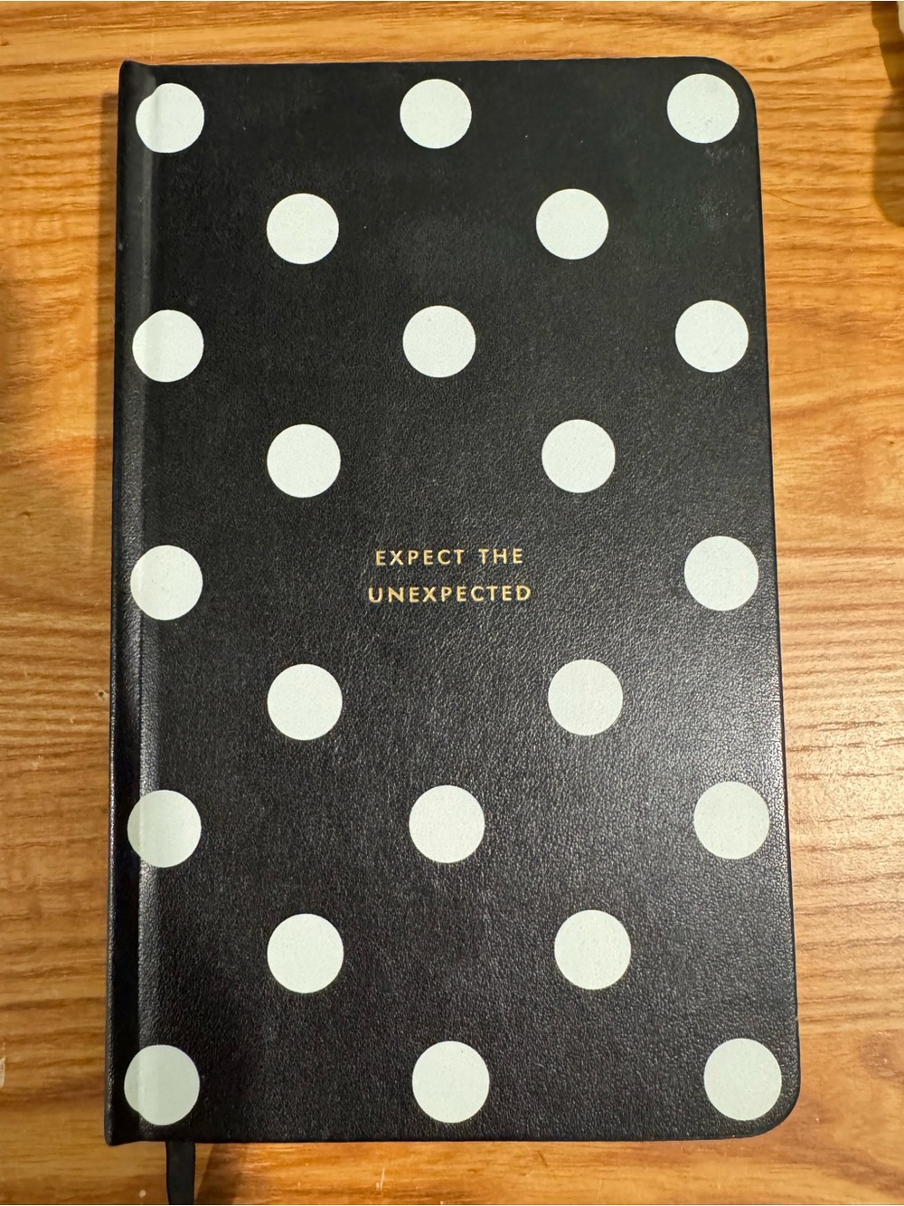 kate spade Black and White Polka Dot Hardcover Journal